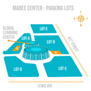 Mabee Center Parking Map