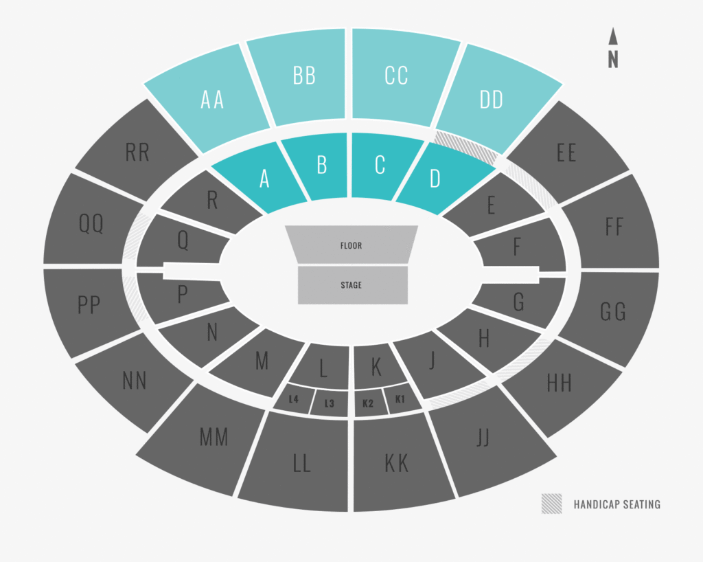 Family Arena Seating Chart For King And Country