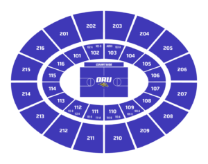 Basketball Arena Seating Chart