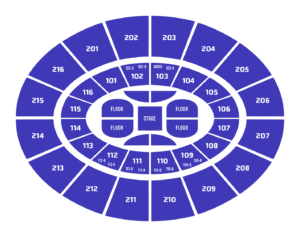 In The Round Seating Chart